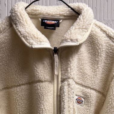 Dickies Fleecejacke XS / altweiss
