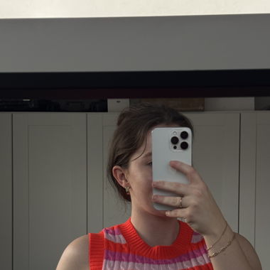 Colorful strickvest