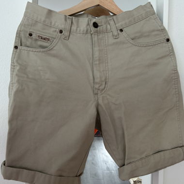 Wrangler Beige vintage 90s denim shorts