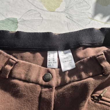Brown/black riding breeches Size S