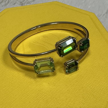 Bracelet Swarovski Millenia Vert – Finition Or 18K