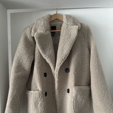 Manteau en peluche 