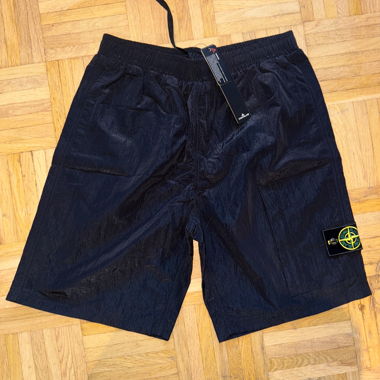 Stone Island black shorts