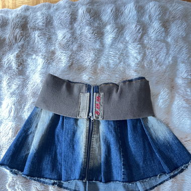 Japanischer Vintage-Denim-Minirock