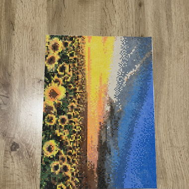 Diamond painting tournesol