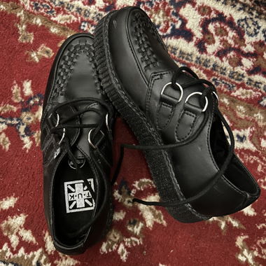 Mocassins noirs à lacets