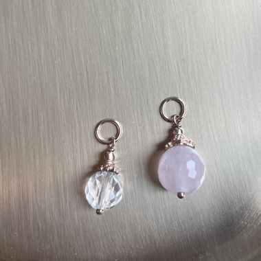 Rosegold Anhänger mit echten Steinen