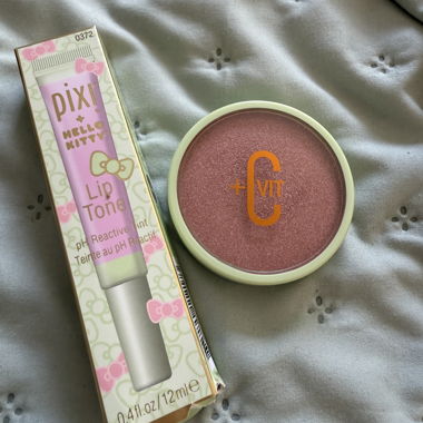 Set Higlighter e  lip gloss hello kitty ph rectiv
