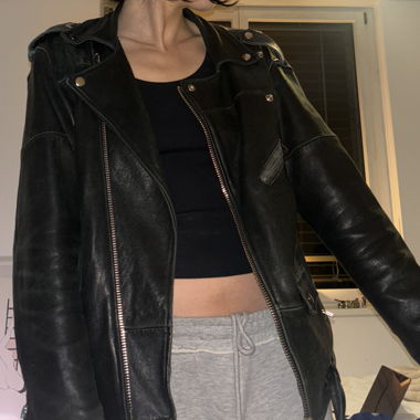 real Pelechecoco reworked vintage leatherjacket