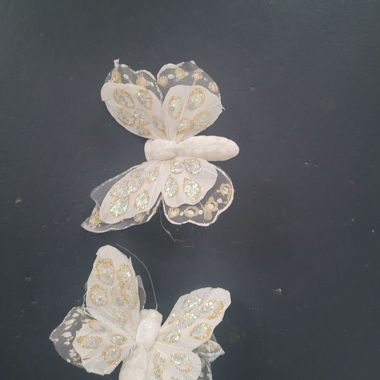 Set di fermagli decorativi a farfalla