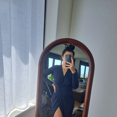 Dress with big opening