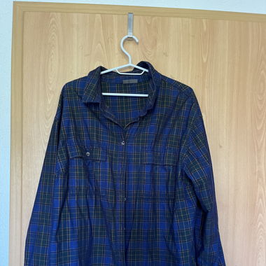 Chemise bleu rayée 