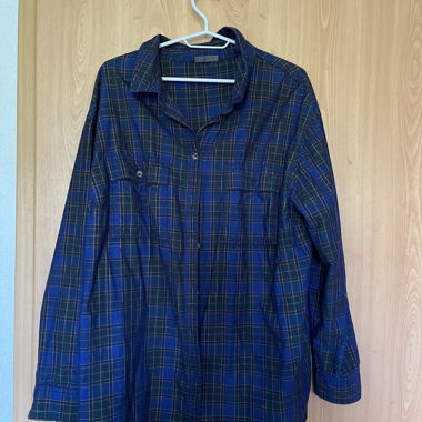 Chemise bleu rayée 