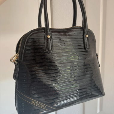 Sac Valentino vernis à bandoulière 