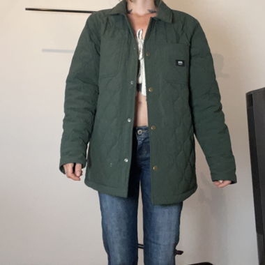 Vans gesteppte Jacke grün