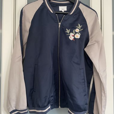 Giacca bomber di seta