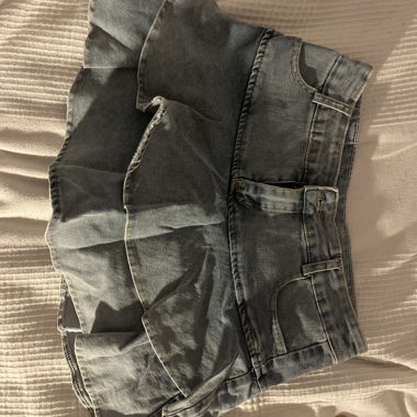 Jeansrock hellblau