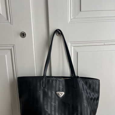 Maison Mollerus Shopper schwarz/silber