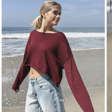 Maglione rosso Brandy Melville