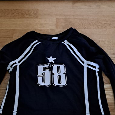 Crop langarm shirt