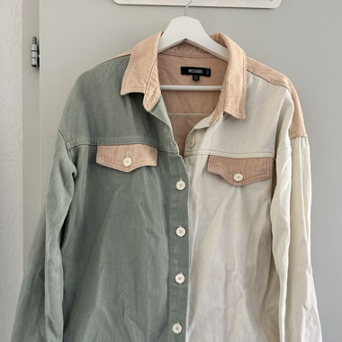Bunte Jeans Jacke 