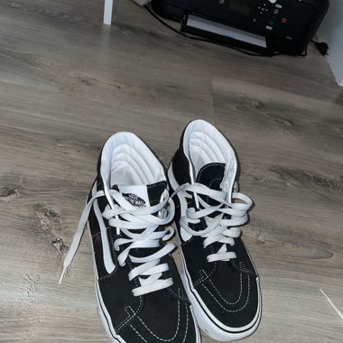 Vans noires hautes
