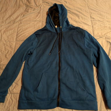 Blue Hoodie Jacket XL