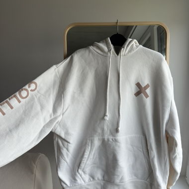 Hoodie bianco Collusion
