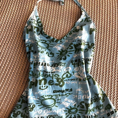 Halter-Top mit Print