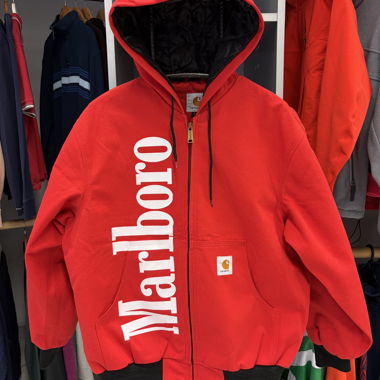 Giacca con cappuccio Carhartt Marlboro taglia L
