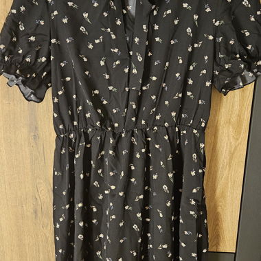 Summer dress with floral pattern