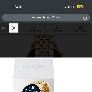 Michael Kors Access Doré Smartwatch 