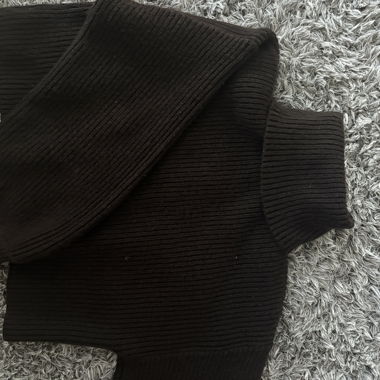 turtleneck sweater dark brown