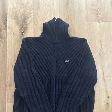Pull Lacoste bleu foncée 