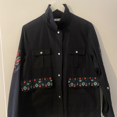 black denim jacket