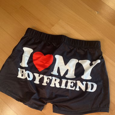 I love my boyfriend shorts