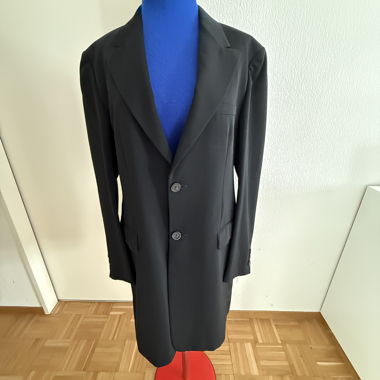 Manteau long noir élégant