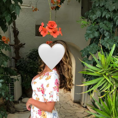 Sommerliches Maxikleid mit Blumenmuster