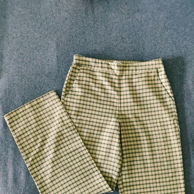 Vintage karierte Hose