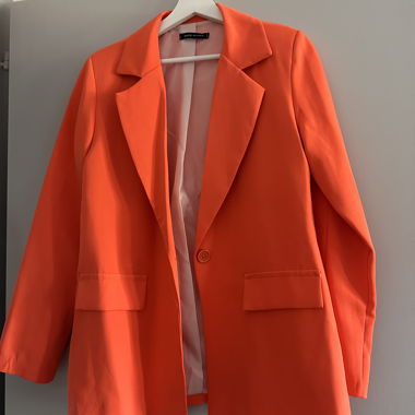 Bright Orange Blazer