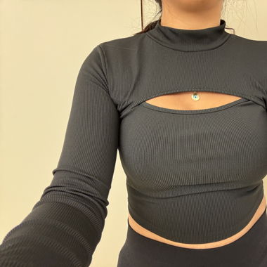 Haut noir SHEIN