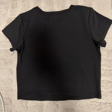 Top sportivo nero
