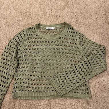 Maglione beach verde Y2k