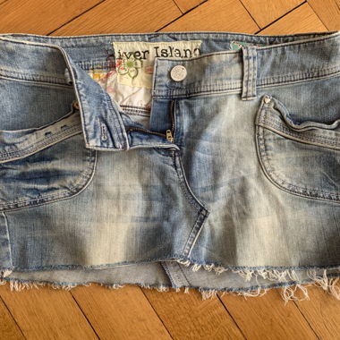 Jupe en jean River Island