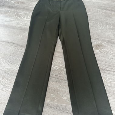 Pantalon vert kaki brillant 