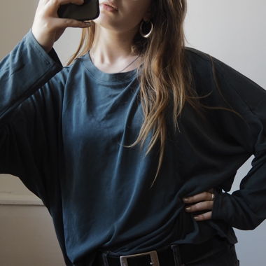 Green/blue long sleeve 