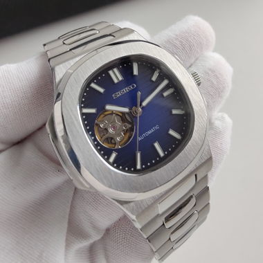 Nautilus Open Heart „Marine Blue“ NH38 Automatic