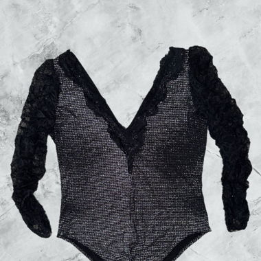 sparkly party bodysuit
