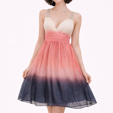 Lipsy Ombré-verzierte Cocktailkleid