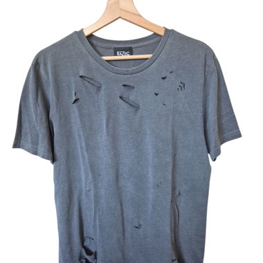 Long grey T-shirt